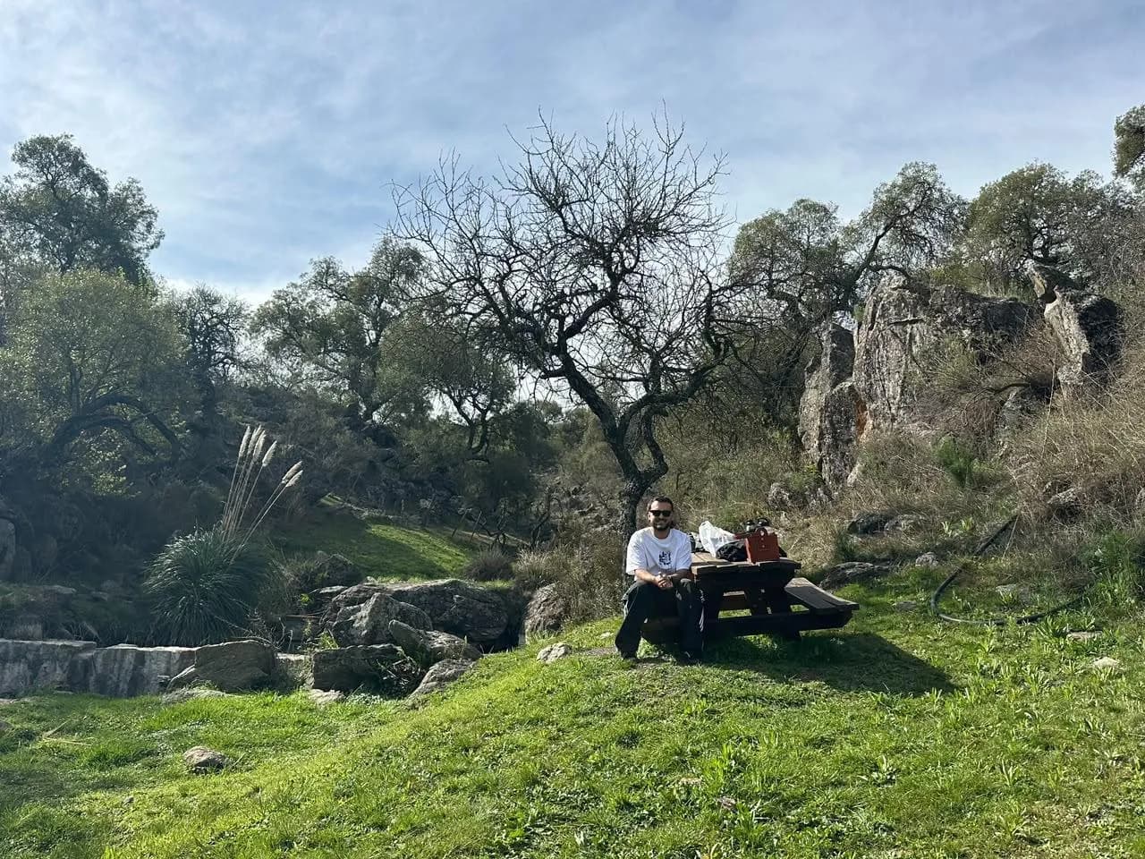 Jardín de la finca